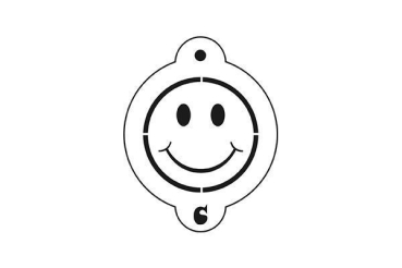 Schablone / Stencil - Smiley